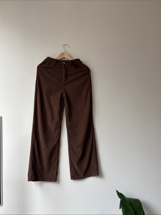 kolly Pants - Wide Leg Women's Pants in Dark Brown